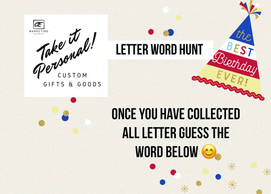 Birthday Letter Hunt 2023