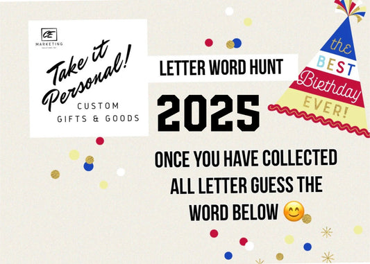 Birthday Letter Hunt
