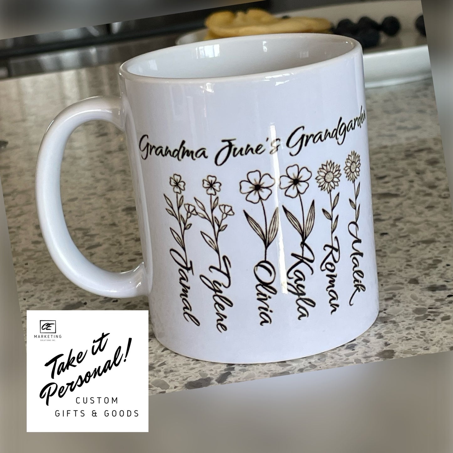 Kids Garden Ceramic Mug Custom Inked - 11oz