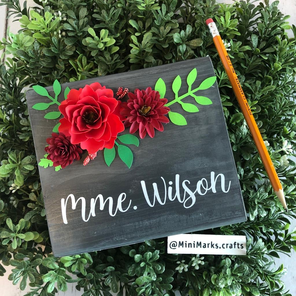 Personalized Desk Block