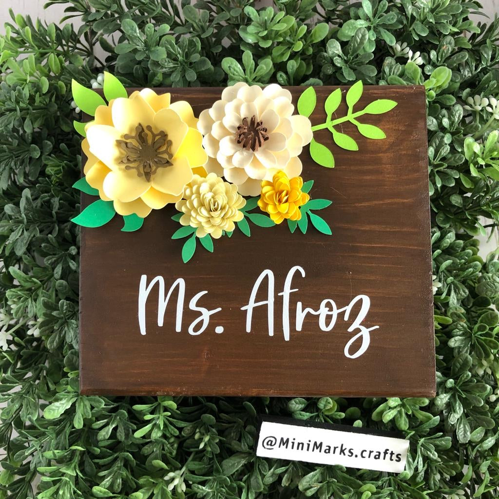 Personalized Desk Block