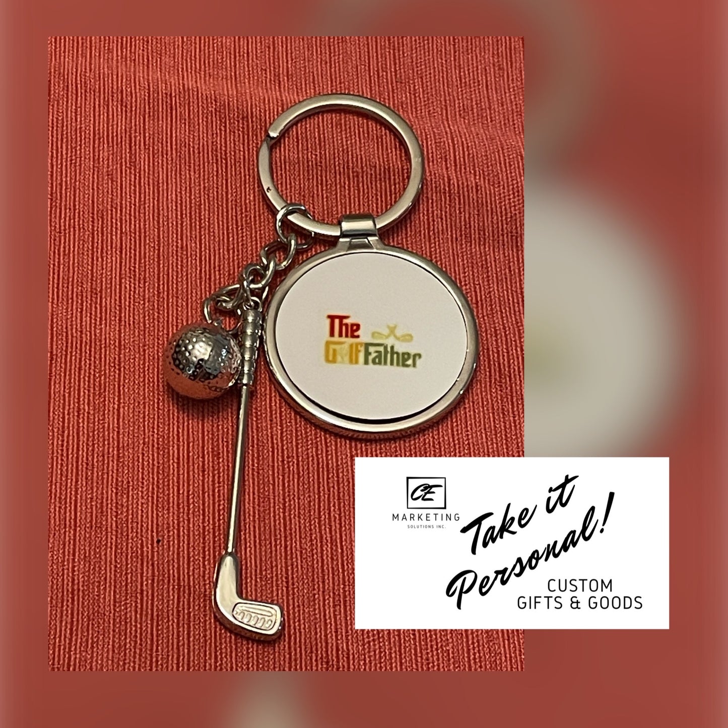 Golf Keychain Custom