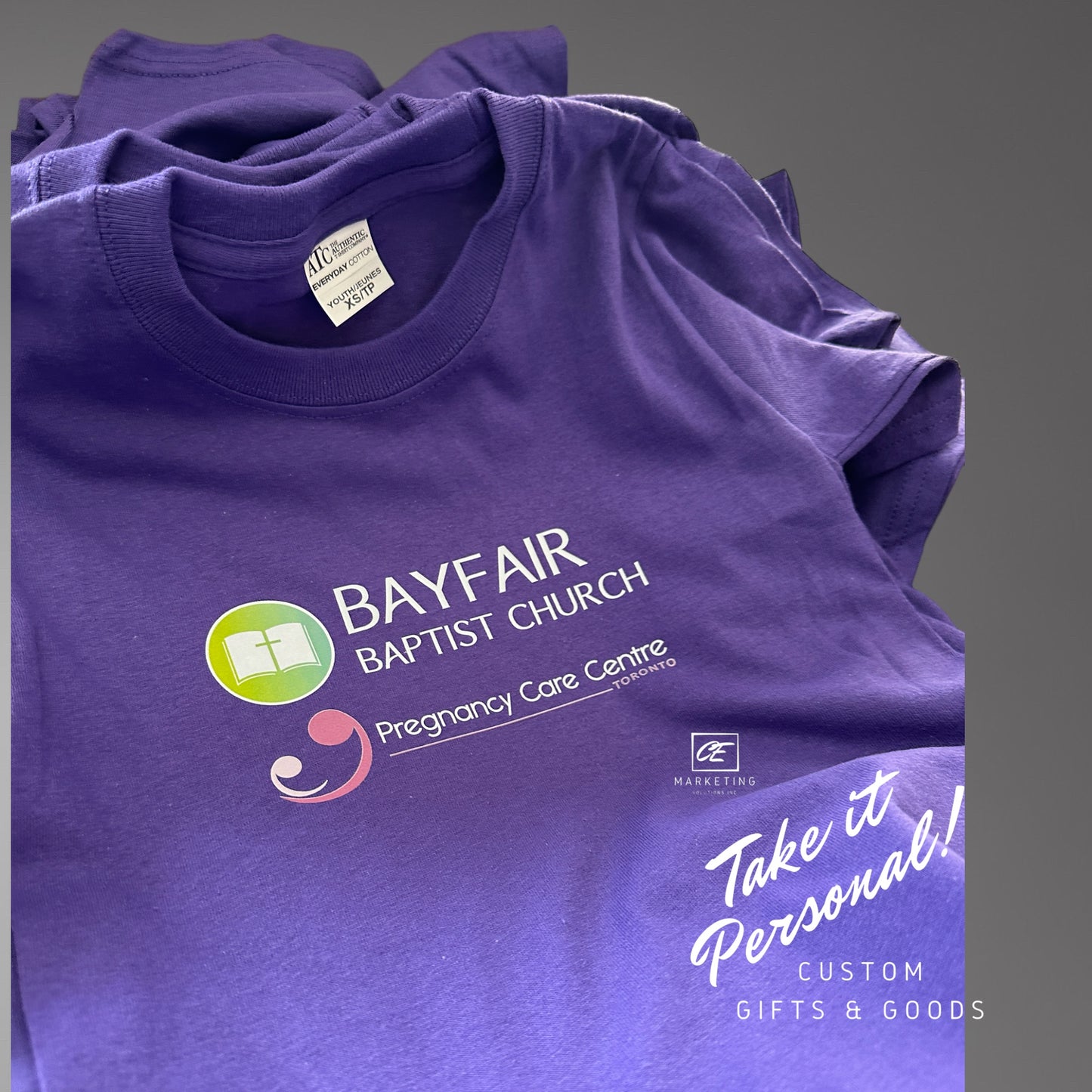 Bayfair Baptist Church Team Fundraiser Tshirts
