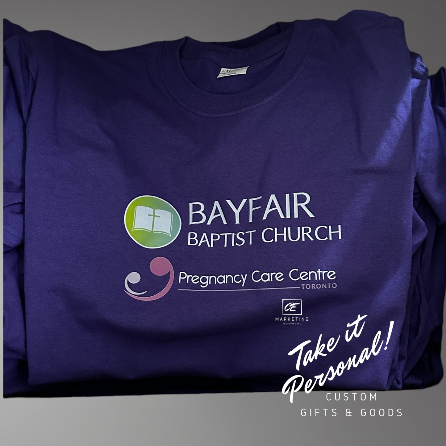 Bayfair Baptist Church Team Fundraiser Tshirts