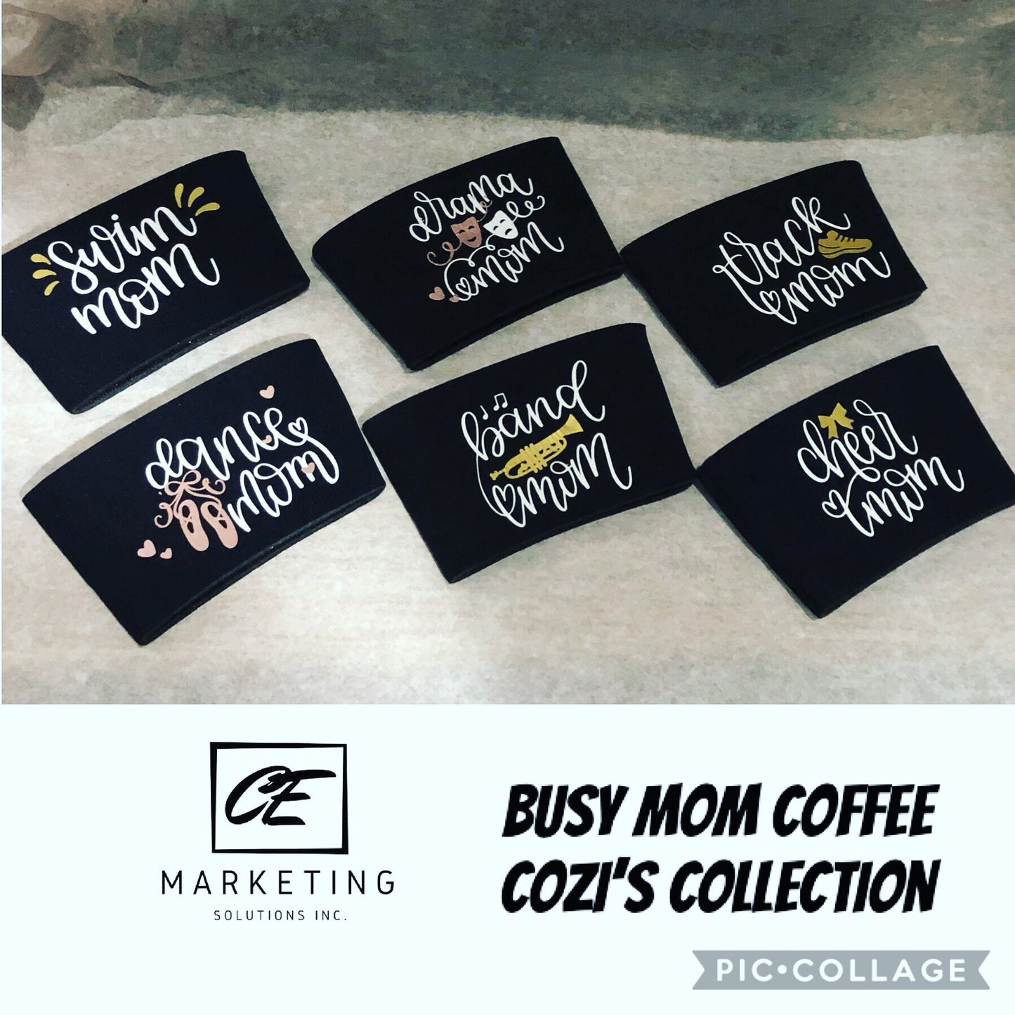 Black Cozi customized with vinyl