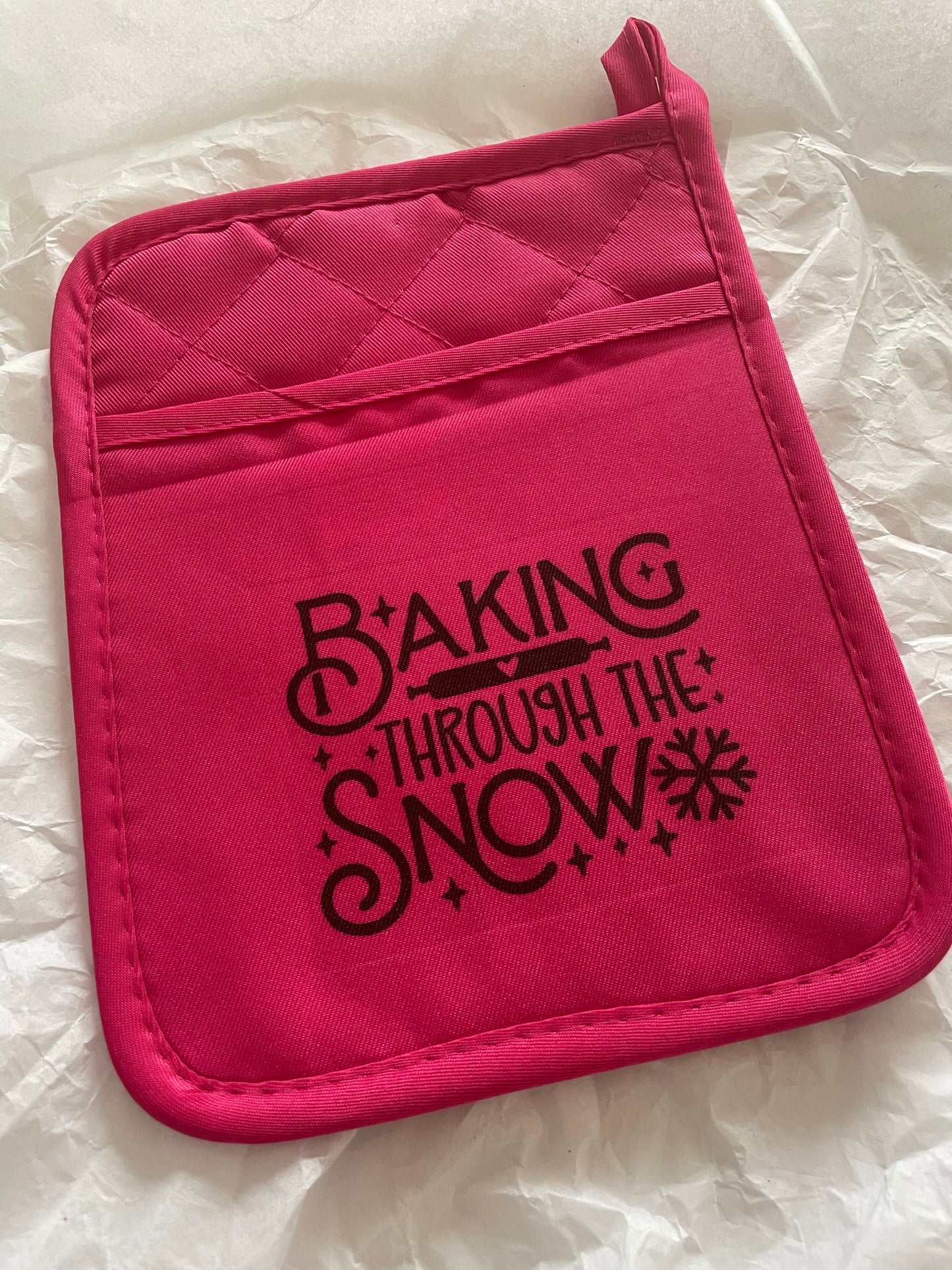 Custom Pot Mitt Inked