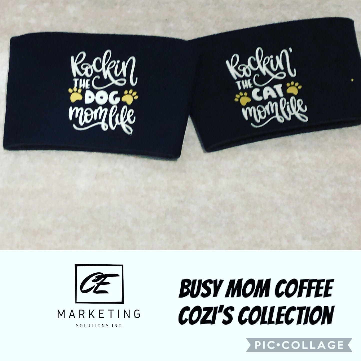Black Cozi customized with vinyl