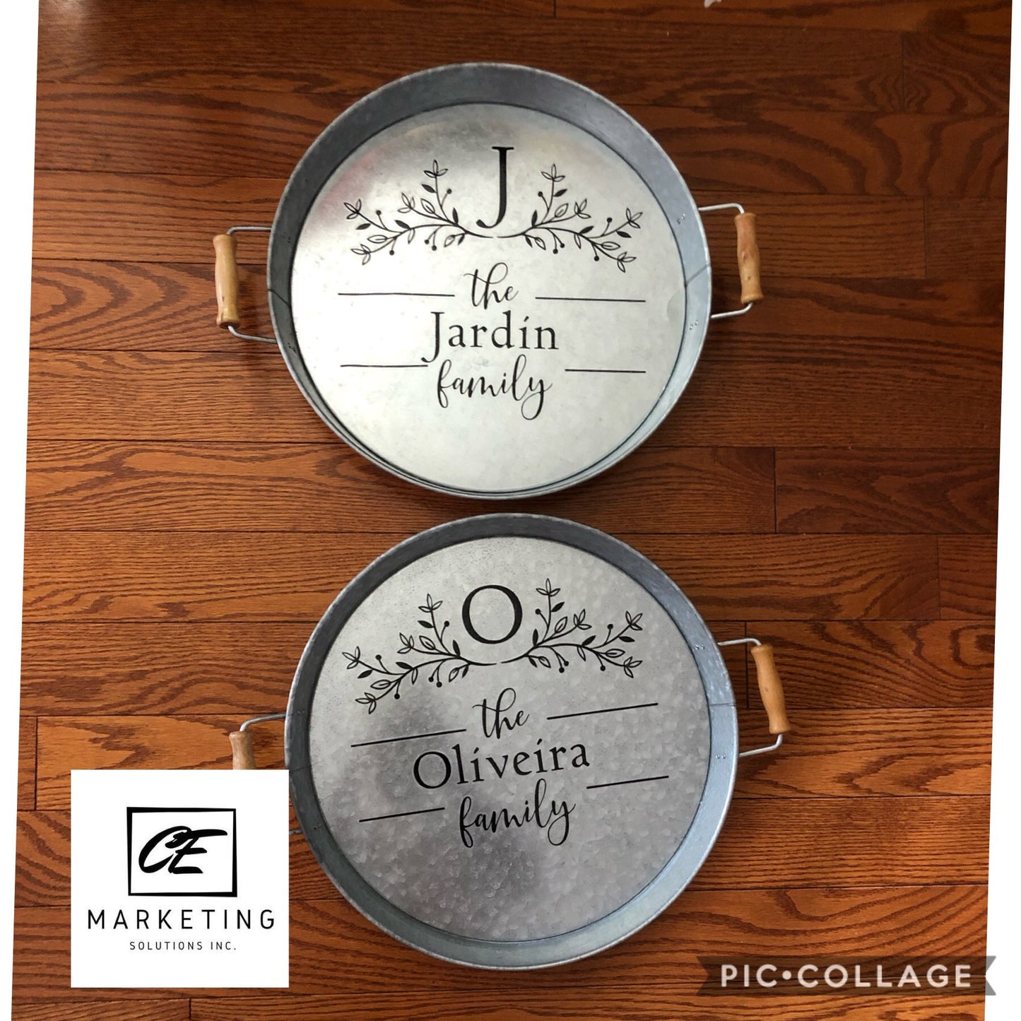 Round Custom Tray Galvanized