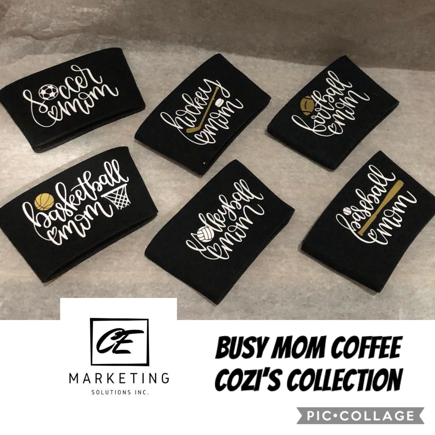 Black Cozi customized with vinyl