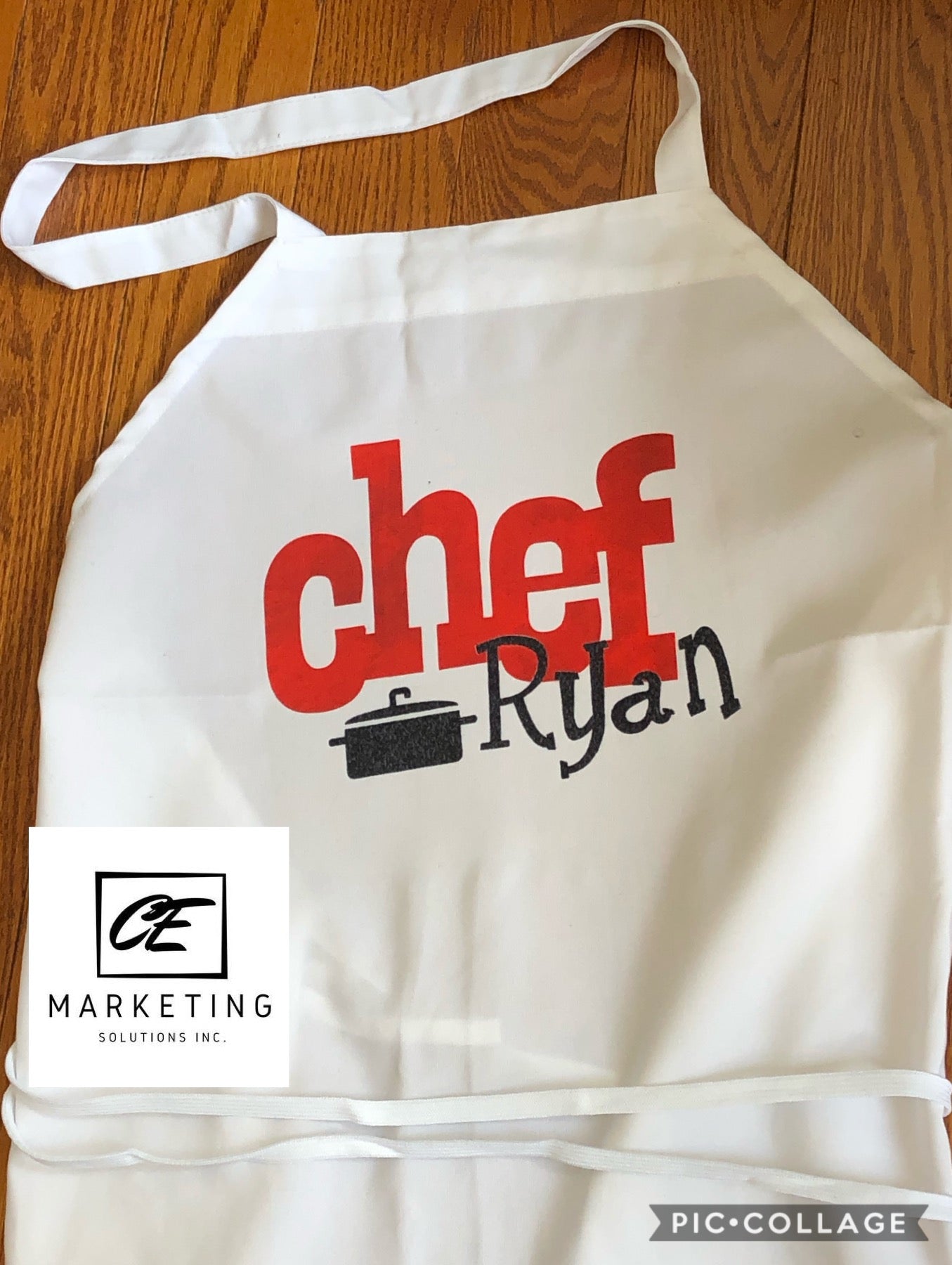 Aprons custom (vinyl or ink )