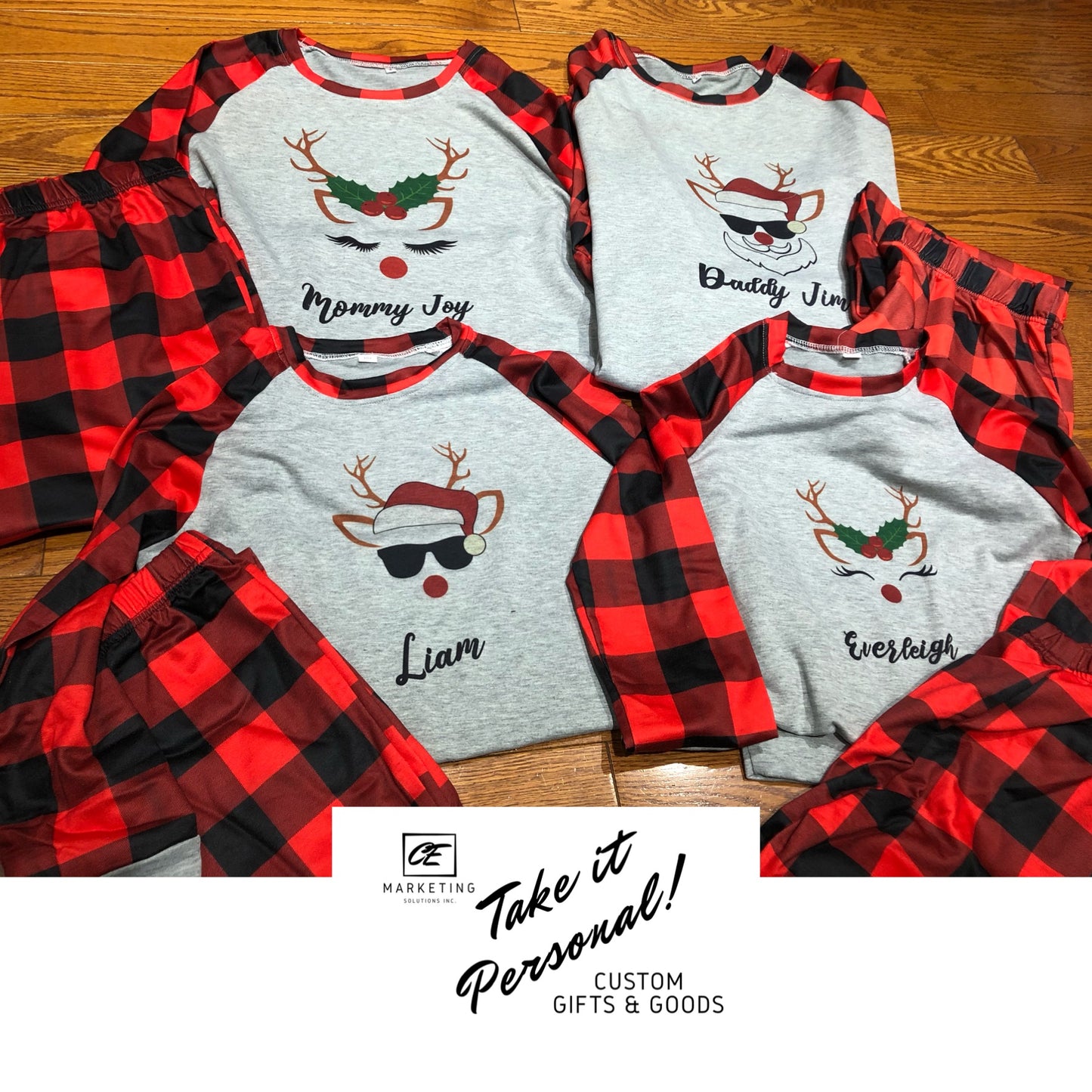 Buffalo Print Pyjamas inked- limited sizes