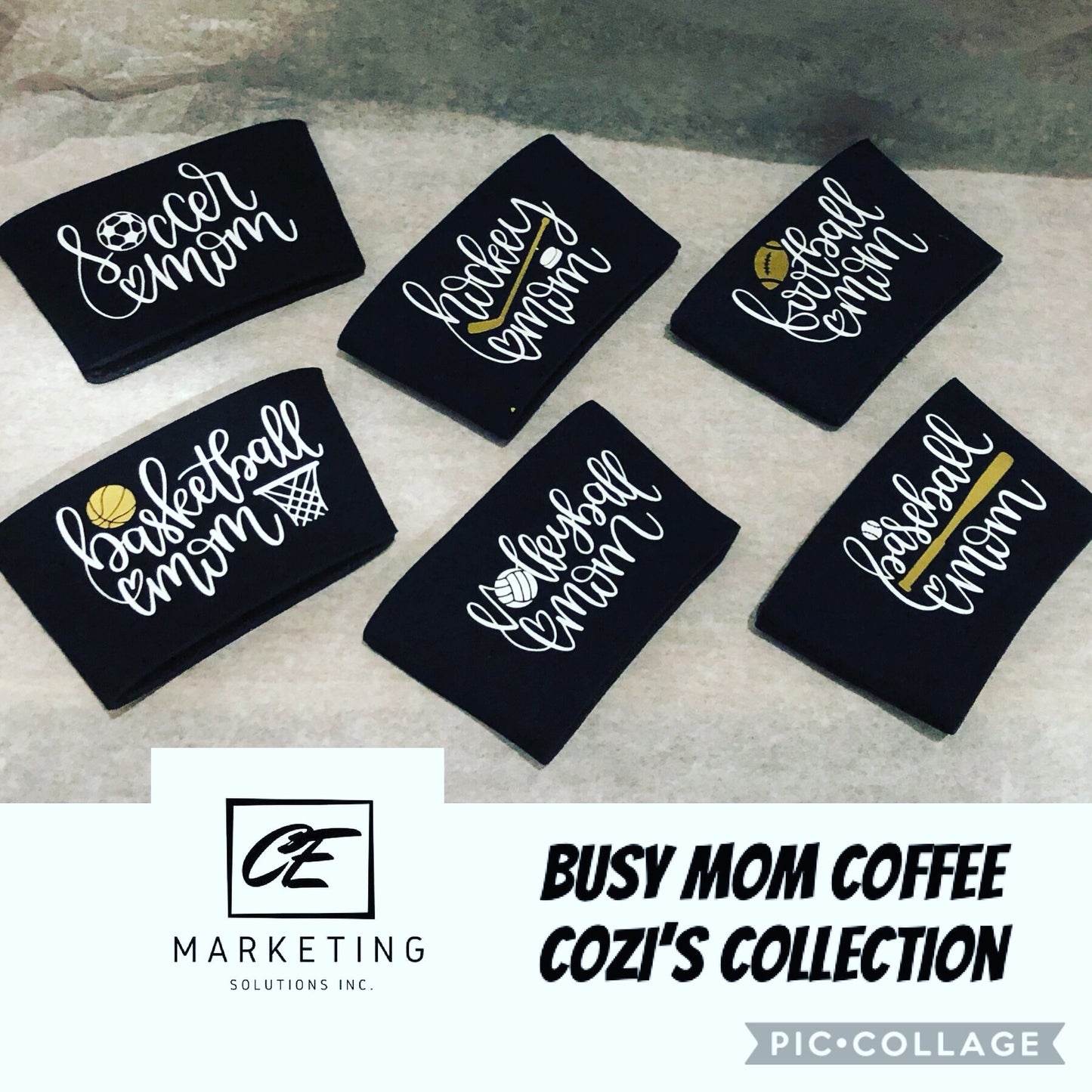 Black Cozi customized with vinyl