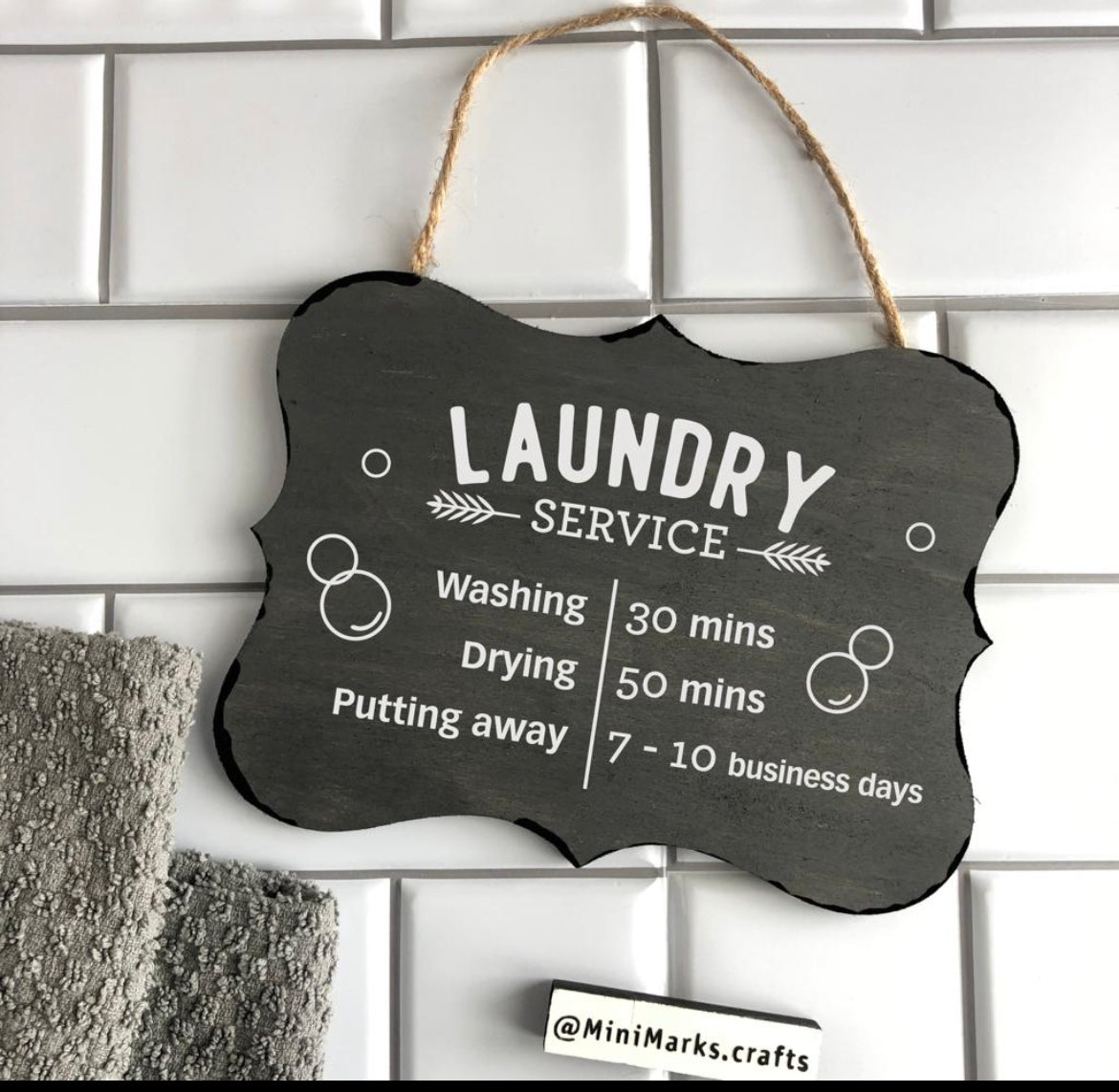 Funny Laundry Room Signs
