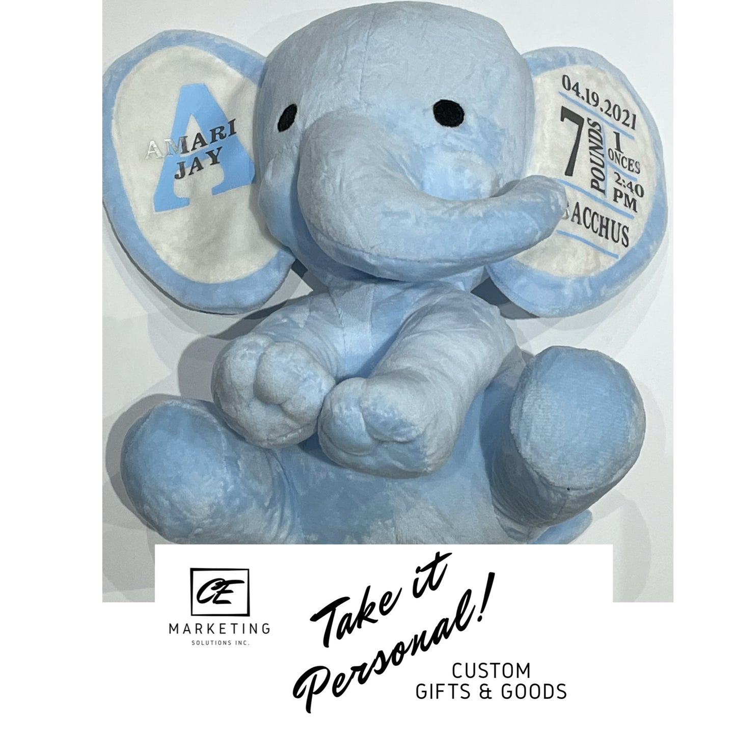Elephant Custom inked/vinyl