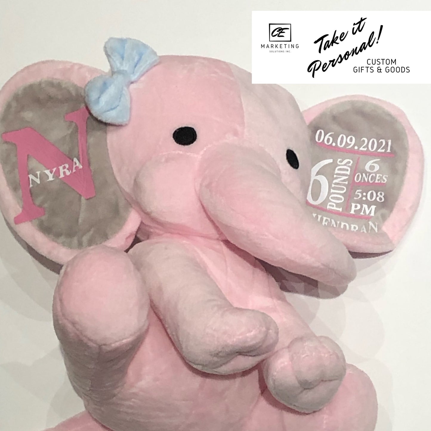 Elephant Custom inked/vinyl