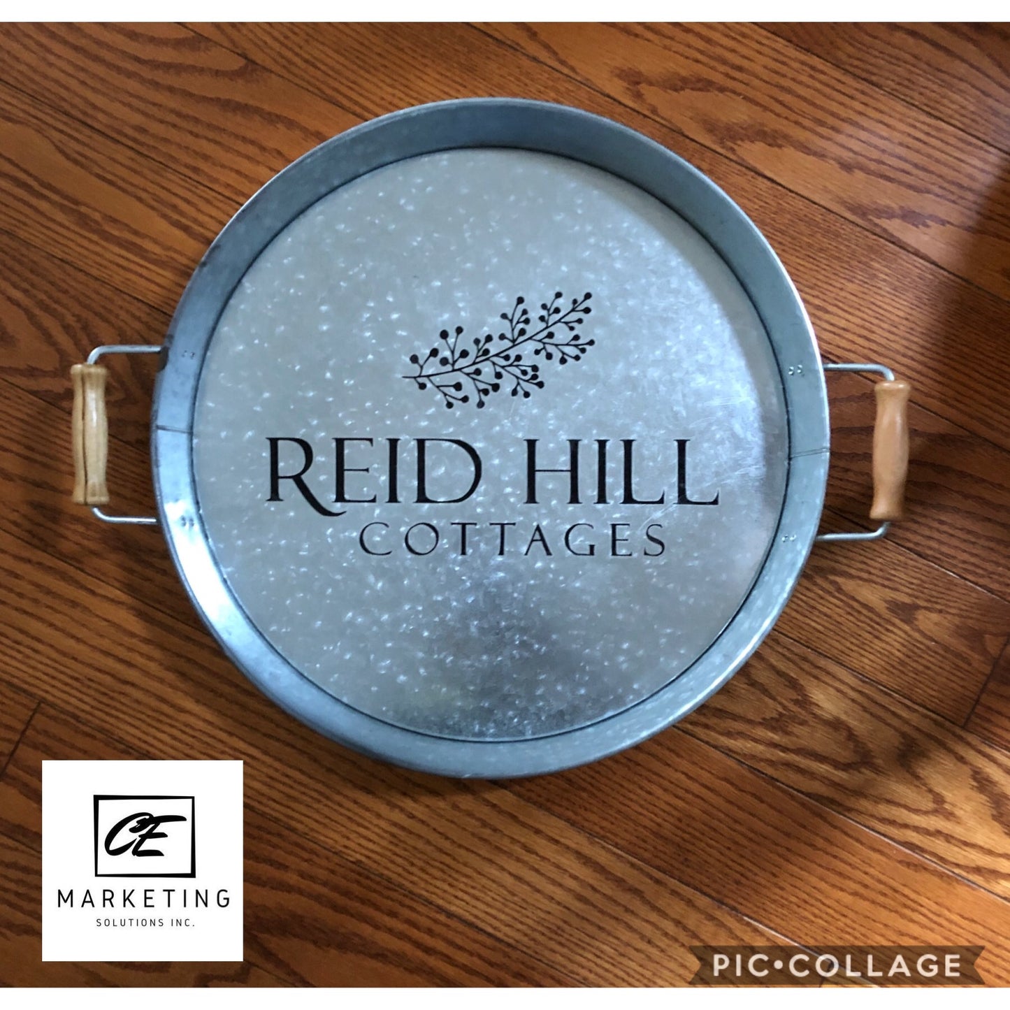 Round Custom Tray Galvanized