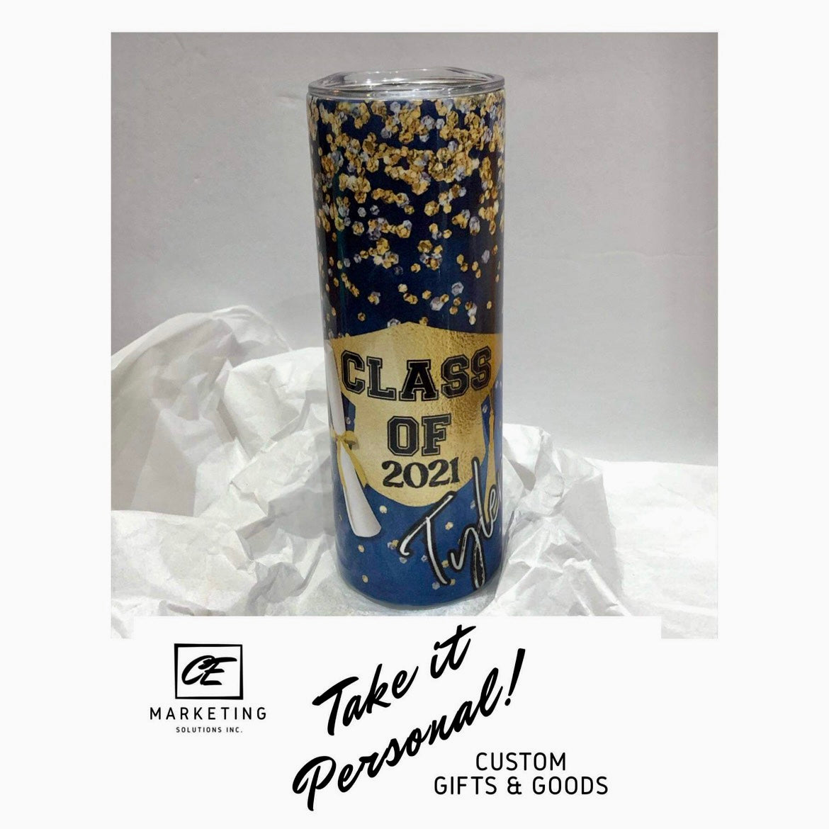 20oz Custom Tumbler Inked