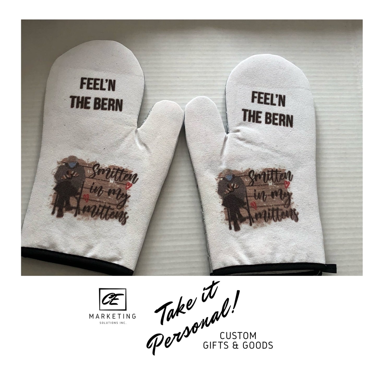 Oven Mitt Custom Inked