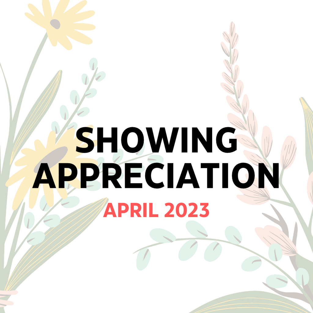 Showing Appreciation in April