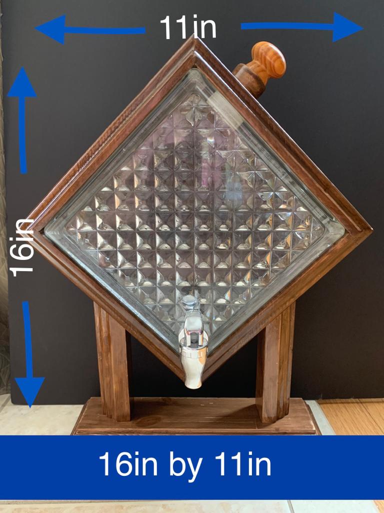 Glass Block Liquor Diamond Dispenser