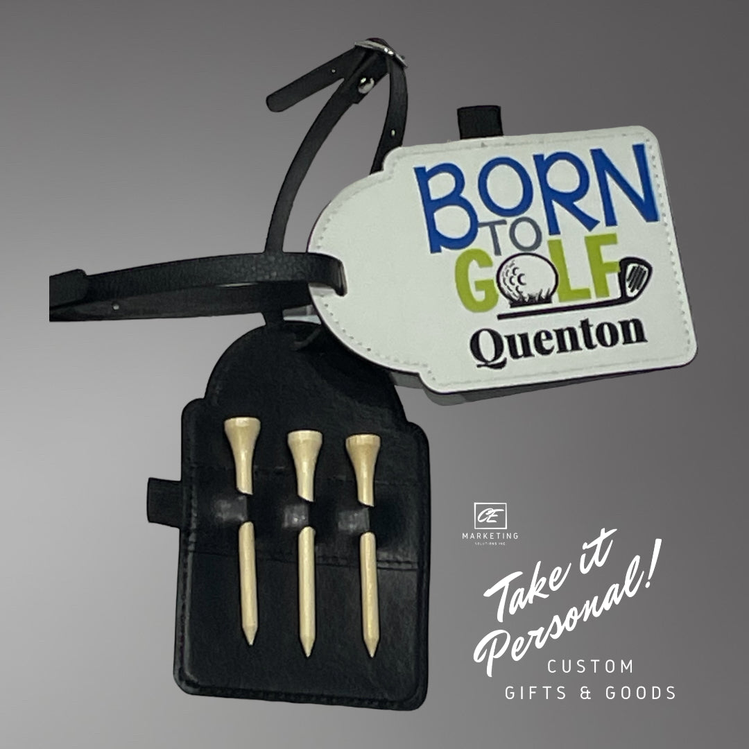 Promo Custom Golf Bag Tag Tee Holders