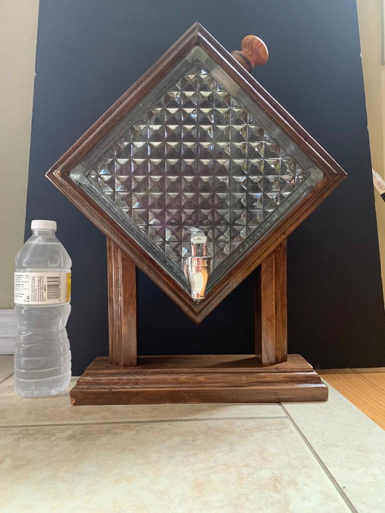 Glass Block Liquor Diamond Dispenser