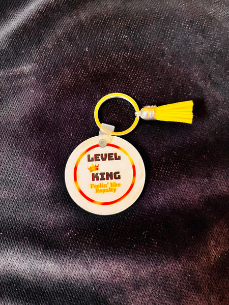 Level King Keychains