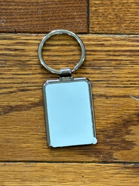 Flat Plate Keychain Custom