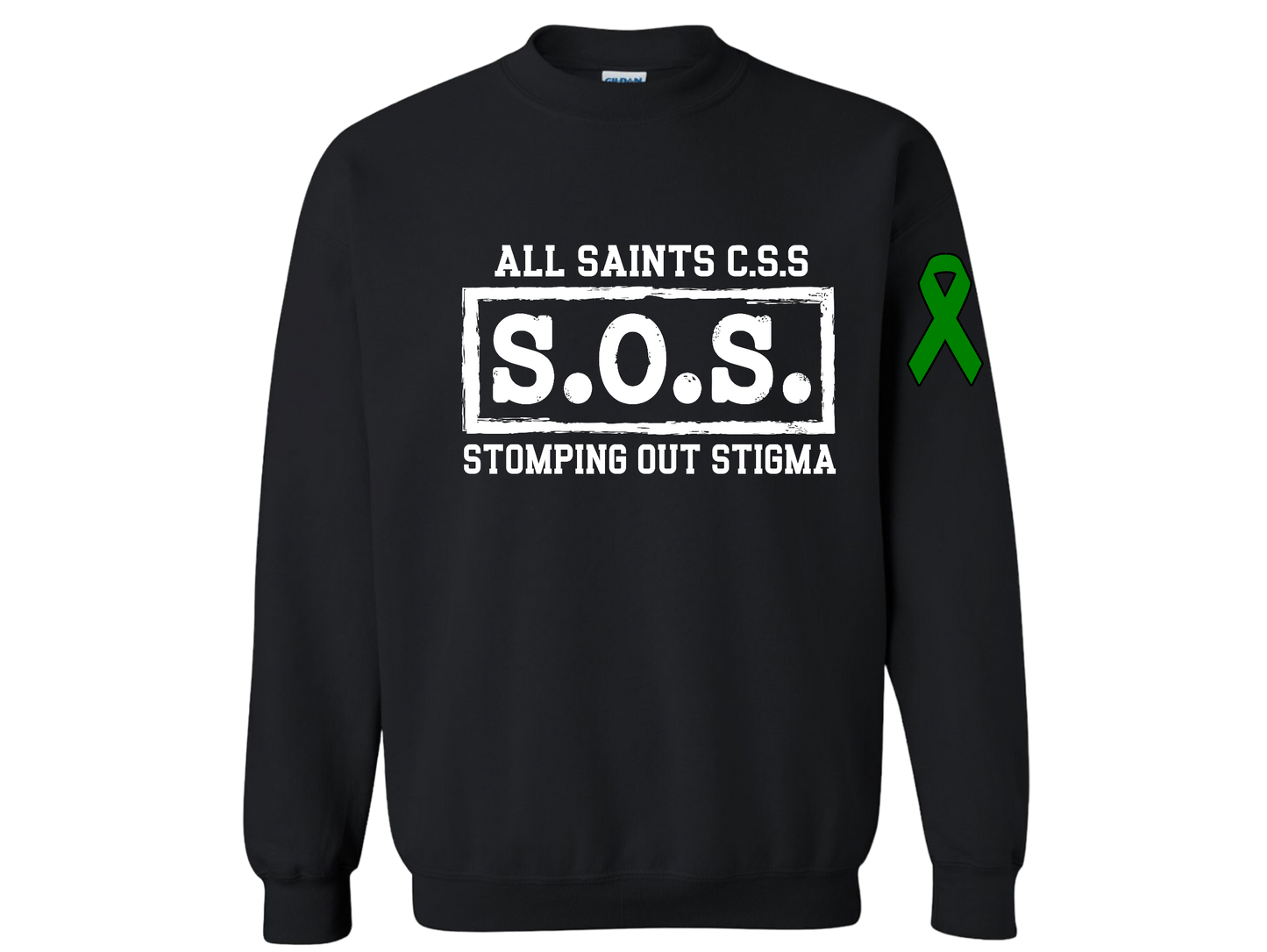 All Saints SOS Crew Neck Sweater