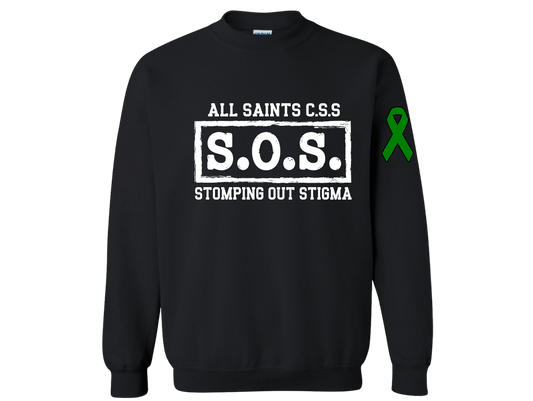 All Saints SOS Crew Neck Sweater