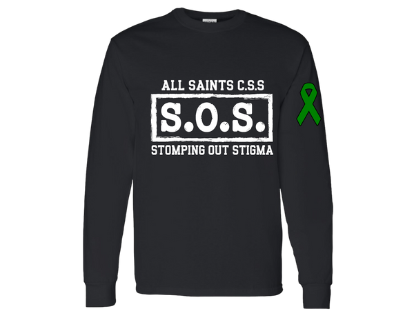 All Saints SOS Long sleeve T- Shirt