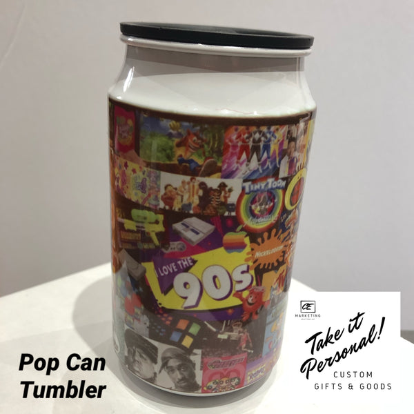 Pop Can Tumbler Inked