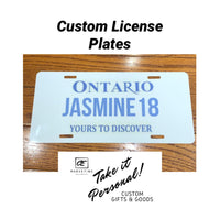 Licence Plates custom Inked