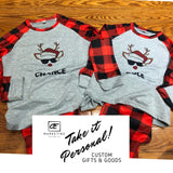 Buffalo Print Pyjamas  inked- limited sizes