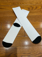 Long Black Toe Socks