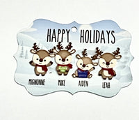 Ornament Holiday  Reindeer Benelux Option Custom