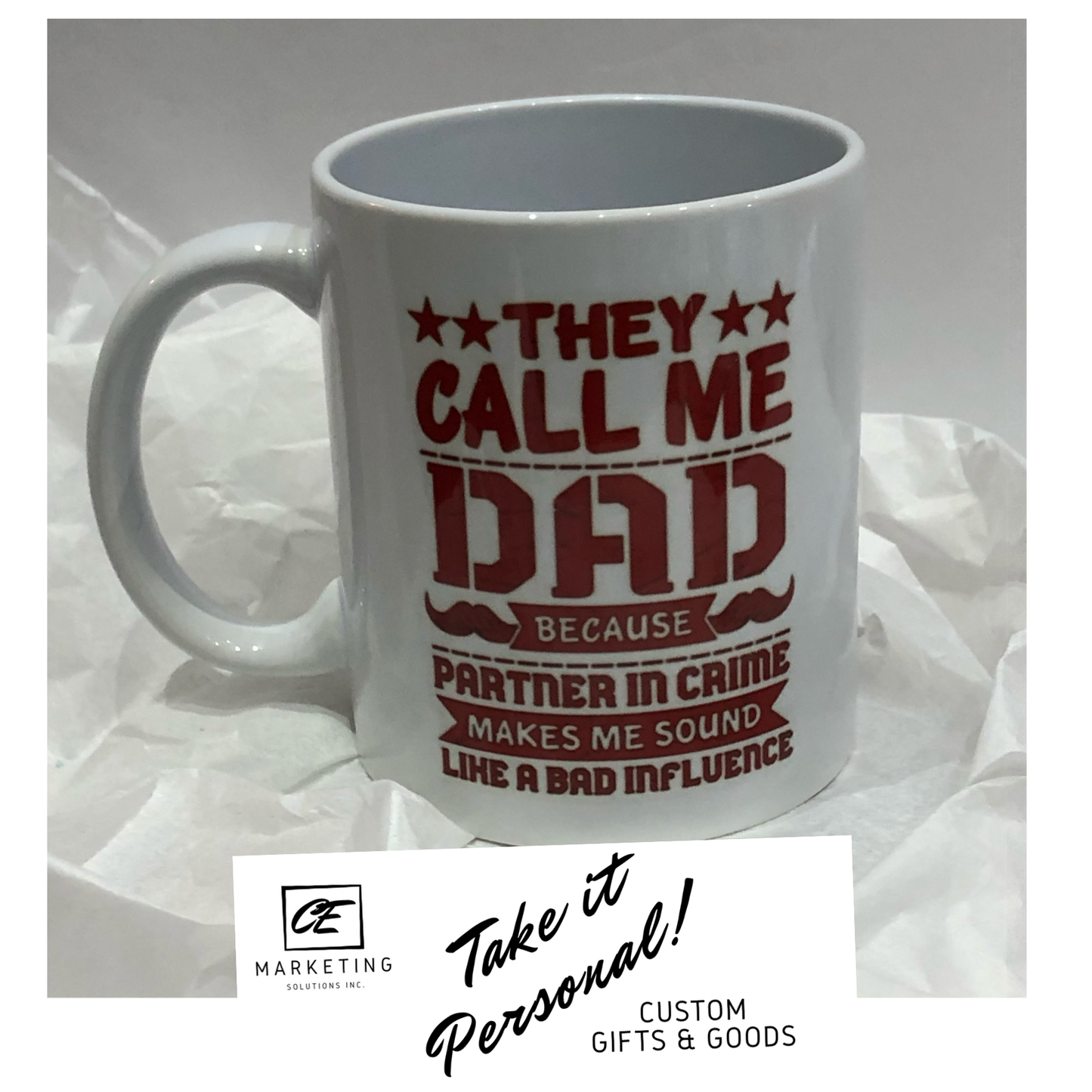 Ceramic Mug Custom Inked - 11oz