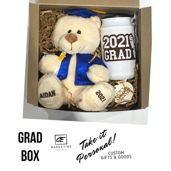 Graduation Bear & Pop Can Combo