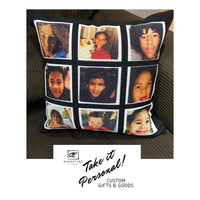 Photo Panel Pillow Inked