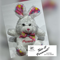 Custom Stuffed Bunny inked