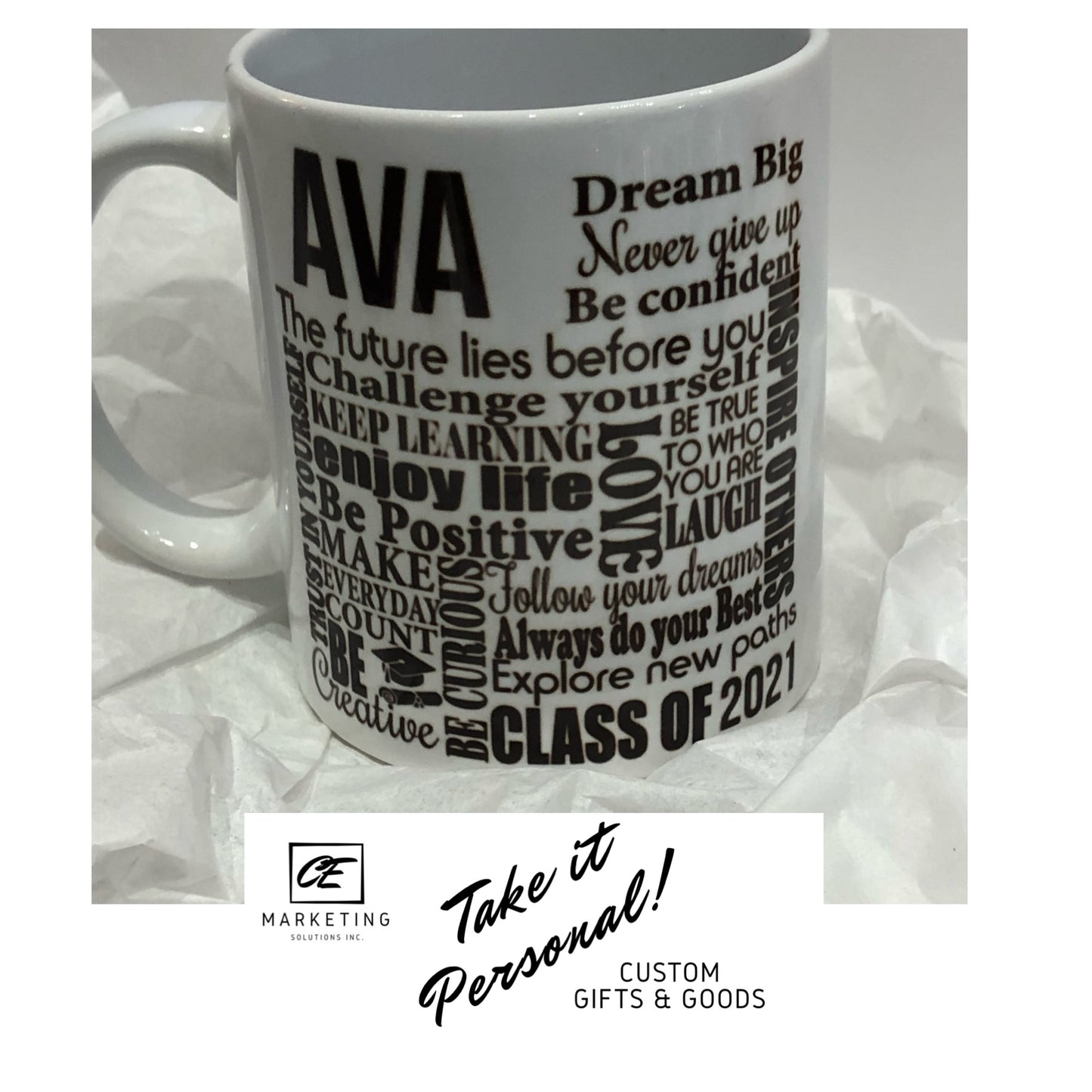 Ceramic Mug Custom Inked - 11oz